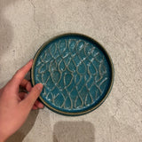 浅ボウル切立　6寸　青黒【FJ24d】