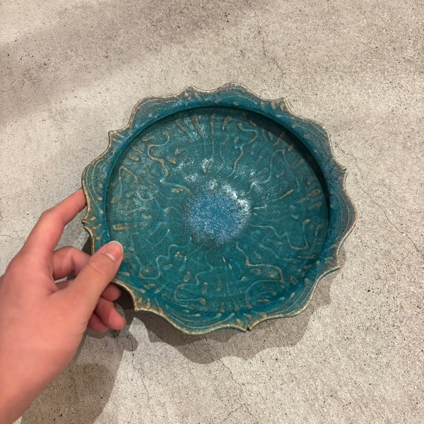 稜花鉢 L（白）【FJ29c】