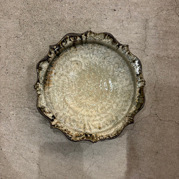 稜花鉢 L（白）【FJ29c】