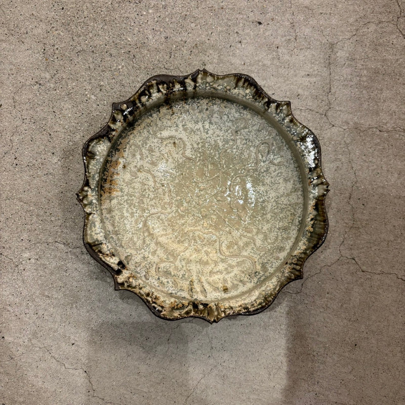 稜花鉢 L（青、青黒、白）【FJ29】