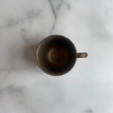 청동 유약 꽃 칠보 커피 컵