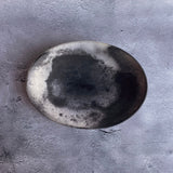 炭化焼き締め 楕円鉢 大 - Image #1