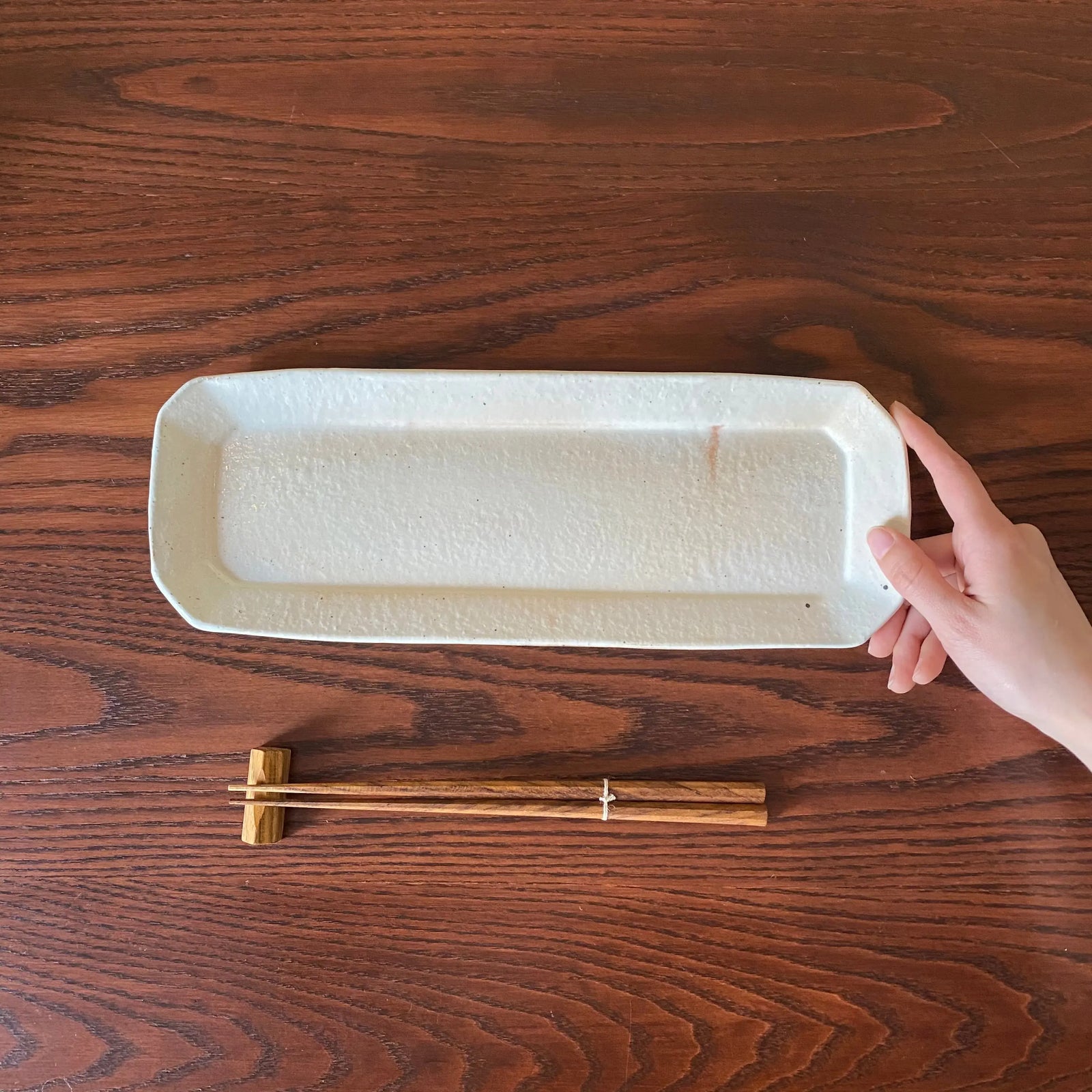 八角長皿 鉄散｜古谷製陶所（信楽焼 陶器） – nokaze｜陶器、和食器