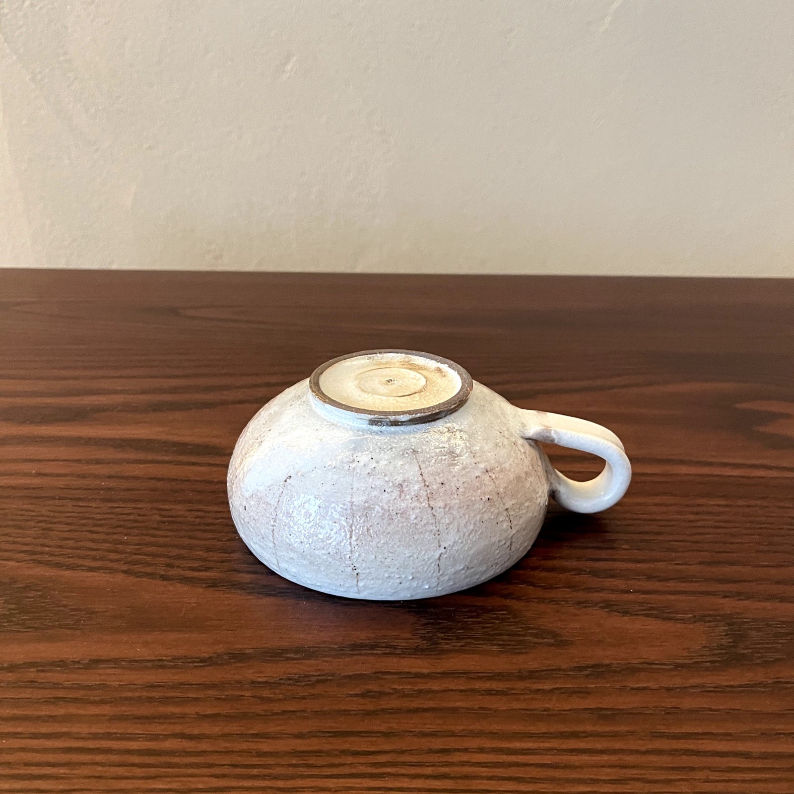 手付丸形スープカップ たて鉄線｜古谷製陶所（信楽焼 陶器
