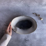 炭化焼き締め 楕円鉢 中 - Image #4