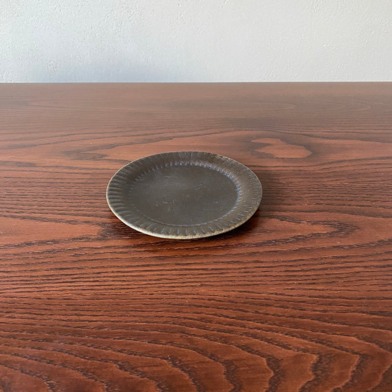 Furuya Seitosho Raffle Plate S, Rust Glaze