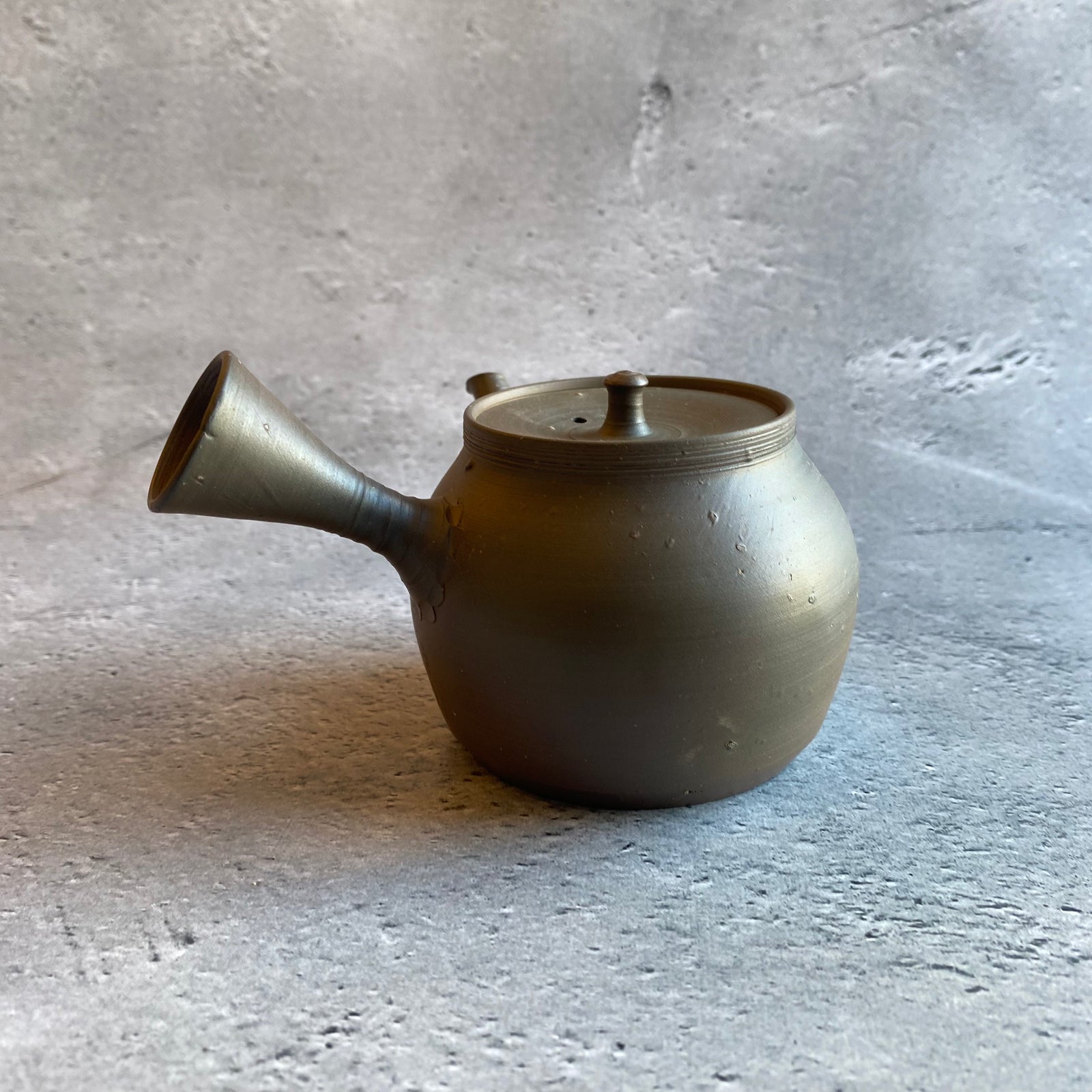 煎茶道具 常滑焼 山七窯 渡辺山七作 保宇夫良 横手急須 煎茶道具 常滑焼 山七窯 渡辺山七作 保宇夫良 横手急須