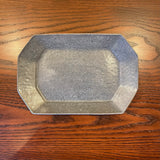 Furuya Seitosho Octagonal Plate Large Gray Glaze