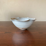 Furuya Pottery 6-inch flower bowl with coarse rim