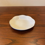 Furuya Pottery, Small Flower Plate, Iron Scattering