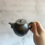 カヌレ茶器 茶壺 ブロンズ